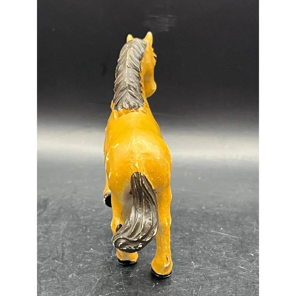 Vtg Imperial Toy PVC Prancing Horse Mare Stallion Figurine Collectible 3.5